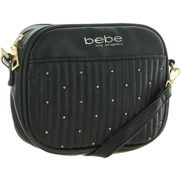 NWOT Bebe Aliah Crossbody Camera Cross Big black bag - Picture 1 of 10